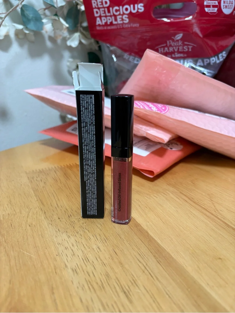 Bobbi Brown Crushed Oil-Infused Gloss in KIR SUGAR (shimmer), full Sz 0.2oz,BNIB
